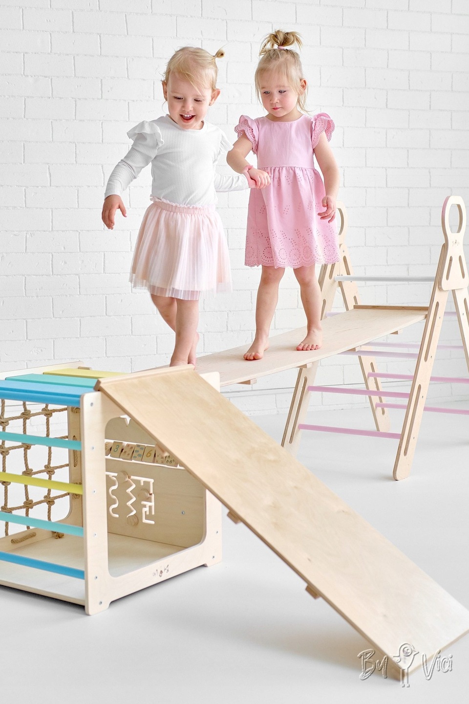 Montessori kostka 10v1 - bílá