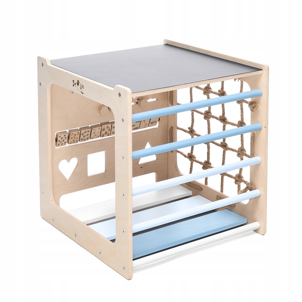 Montessori kostka 10v1 - bílá