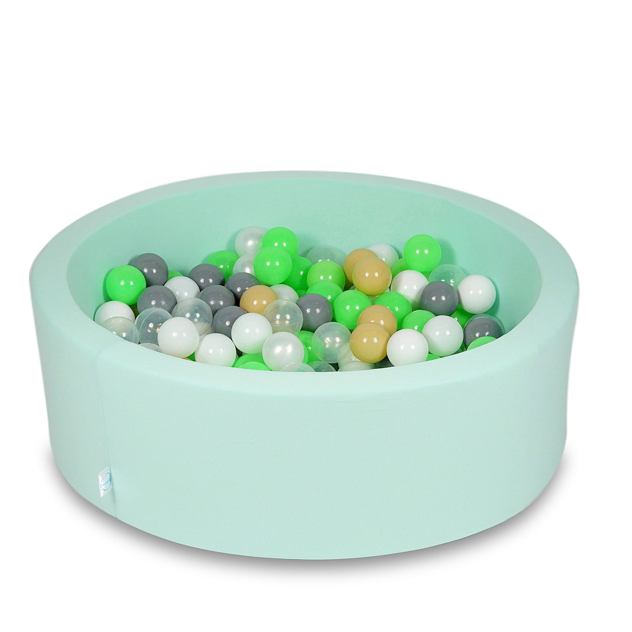 Suchý kulatý bazének XL (pol.110 cm) VELVET - zlatá