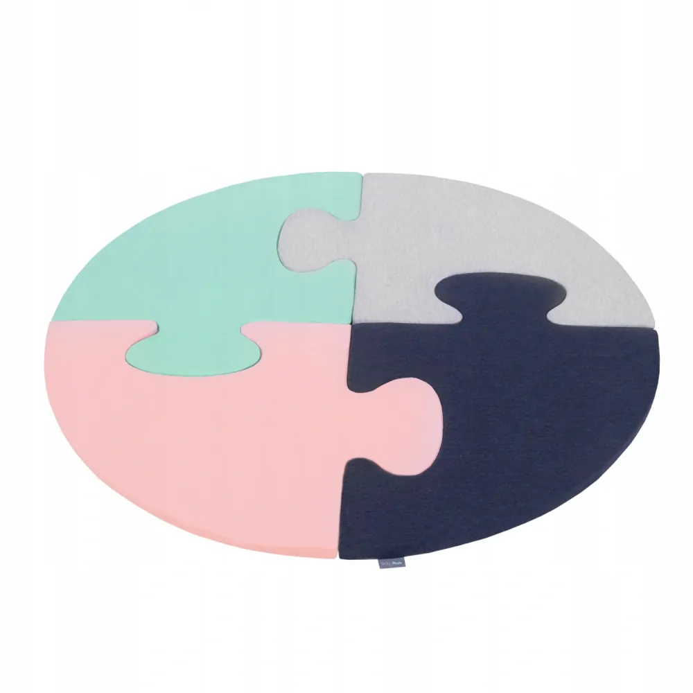 Sametová pěnová hrací podložka - puzzle
