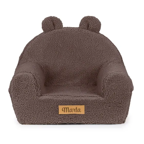 Dětské křesílko Teddy - beránek, čokoládové
