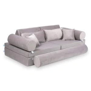 Montessori Play Sofa Luxury Velvet - lila