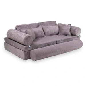 Montessori Play Sofa Luxury Manšestrová - levander