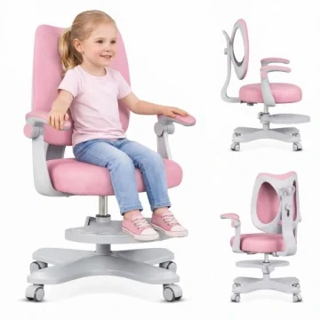 Ergonomická dětská židle MARK ADLER - růžová