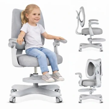 Ergonomická dětská židle MARK ADLER - šedá