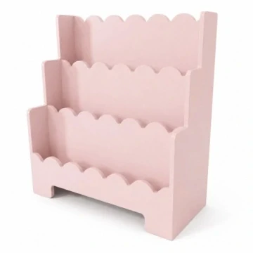 Dětská knihovna Montessori – 63 cm, růžová