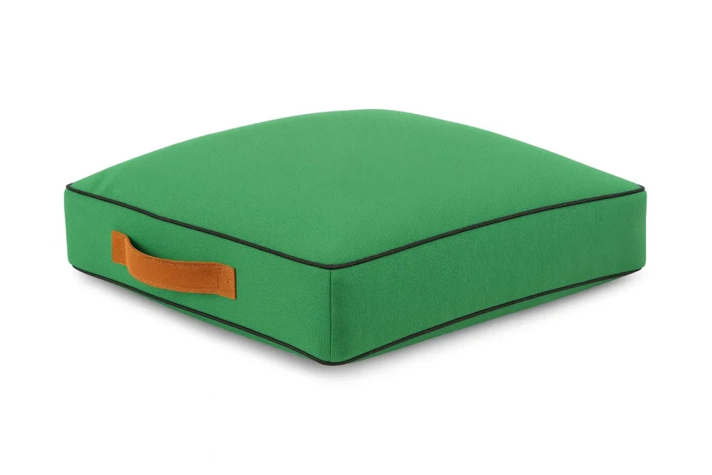 Pěnový polštář 50x50x12 cm - zelená