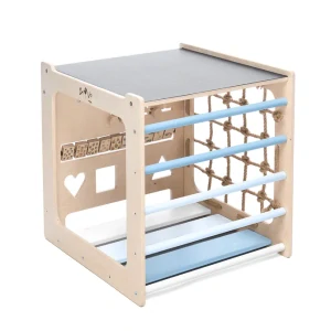 Montessori kostka 10v1 - modrá