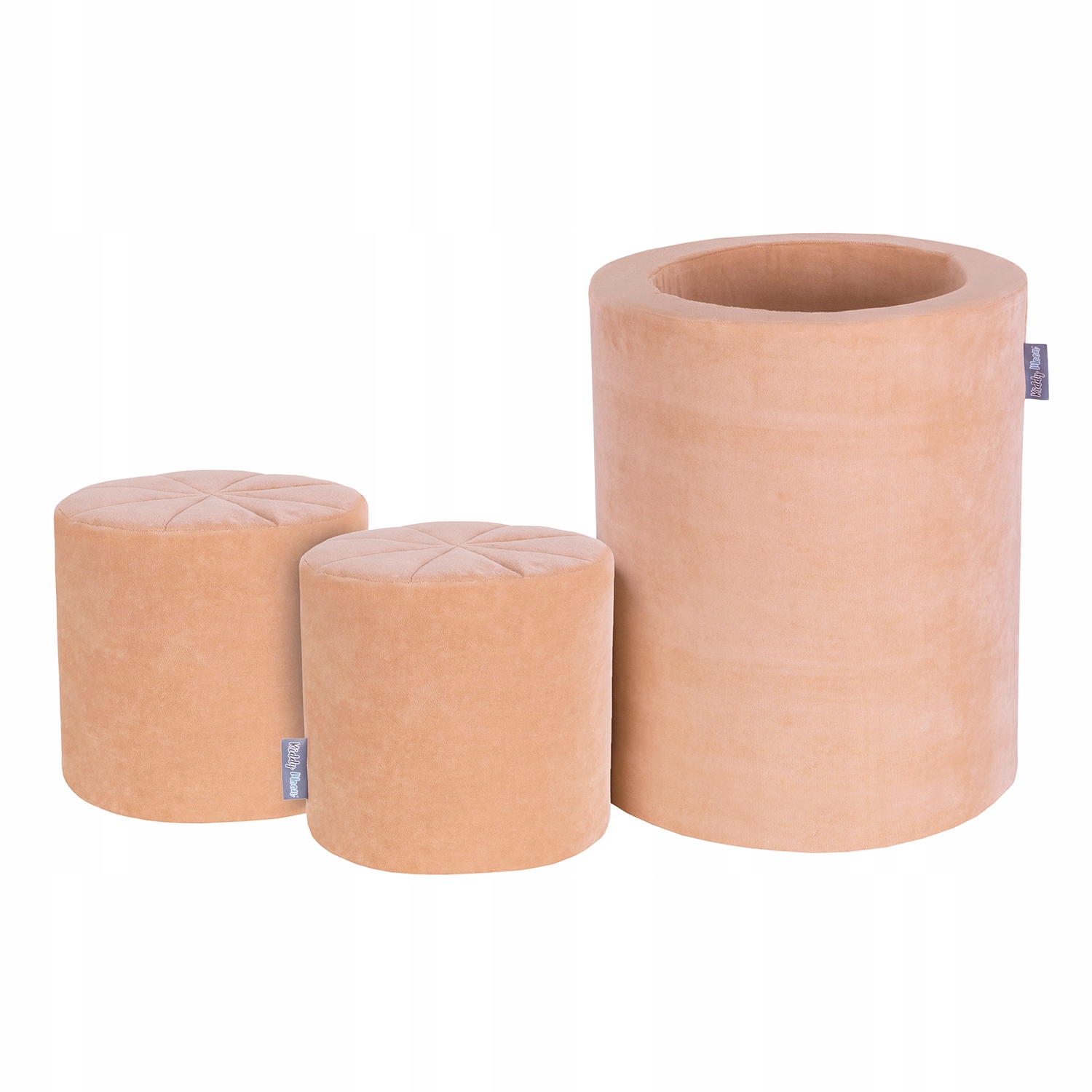 Dětské pěnové hřiště - válec 3ks, merunková 