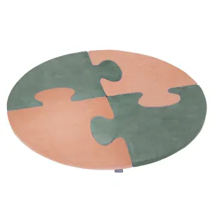 Sametová pěnová hrací podložka - puzzle