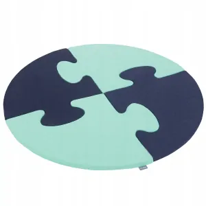 Sametová pěnová hrací podložka - puzzle