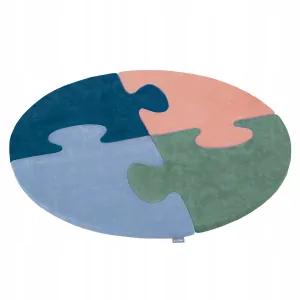 Sametová pěnová hrací podložka - puzzle