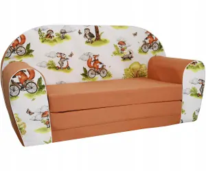 Rozkládací dětská pohovka - Liška