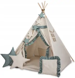 Stan teepee pro děti - zelená