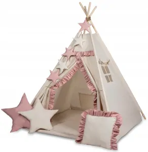 Stan teepee pro děti - růžová