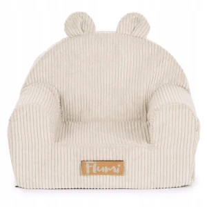 Dětské křesílko Teddy - manšestr béžové