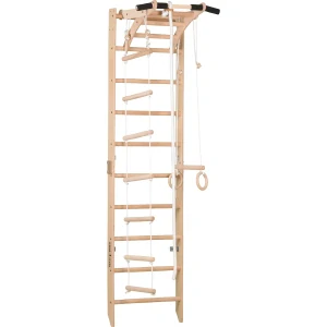 Dřevěné žebřiny pro děti i dospělé SPORT A - natural