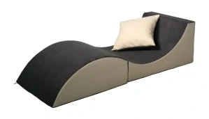 Rozkládací pohovka, pohodlná, relaxační, 3 v 1, pouffe, stolek