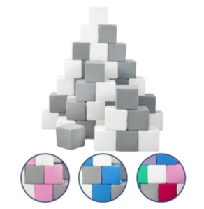 45 měkkých hracích kostek