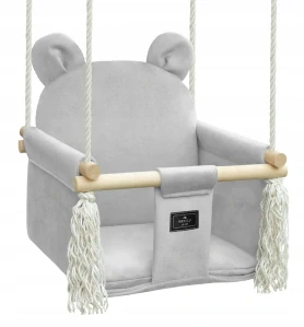 Dětská houpačka dětská TEDDY - šedá