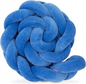 Mantinel pletený cop 2m - ocean blue