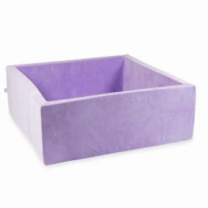 Suchý hranatý bazének VELVET - fialová