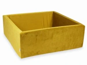 Suchý hranatý bazének VELVET - zlatá