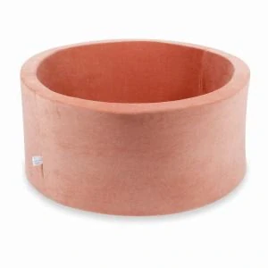 Suchý kulatý bazének L (90 cm) VELVET - cihlová