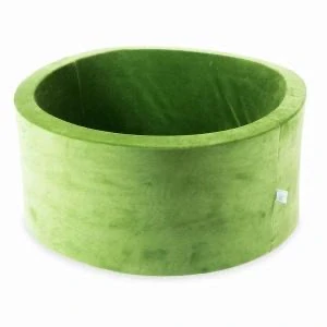 Suchý kulatý bazének L (90 cm) VELVET - olivová