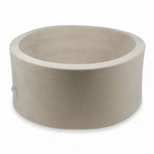 Suchý kulatý bazének L (90 cm) VELVET - béžová