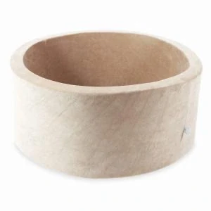 Suchý kulatý bazének L (90 cm) VELVET - světle béžová