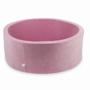 Suchý kulatý bazének XL (pol.110 cm) VELVET - růžová