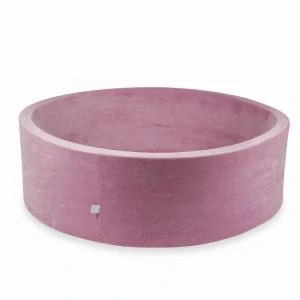 Suchý kulatý bazének XXL (pol.130 cm) VELVET - růžová