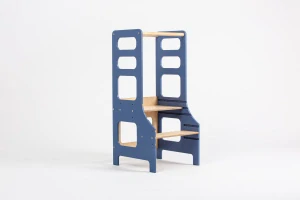 Učící věž - nastavitelná, modrá 