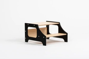 Stoupací stolička - černá