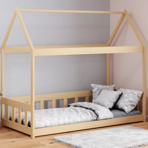 Dětská postel domeček TEDDY - přírodní