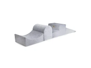 Pěnová hrací sada a domácí hřiště bez suchého bazénku: světle šedá