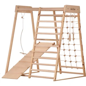 Dřevěná prolézačka pro děti - natural