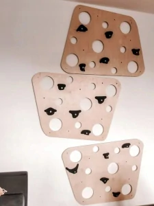 Domácí lezecká stěna pro děti Cheese