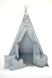 Stan teepee pro děti - šedá