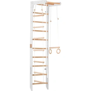 Dřevěné žebřiny pro děti i dospělé SPORT B - bilá