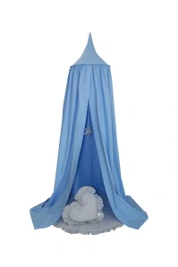 Sada Baldachýn, podložka a polštář - BABY BLUE