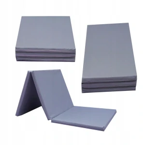 Gymnastická skládací matrace, žíněnka - šedá