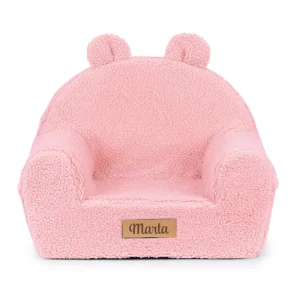 Dětské křesílko Teddy - beránek, růžová