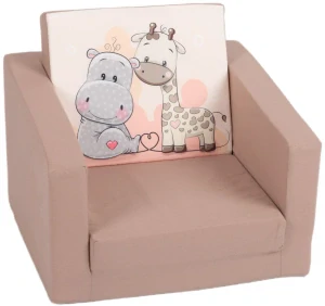 Dětské křesílko Classic Hippo & Girrafe