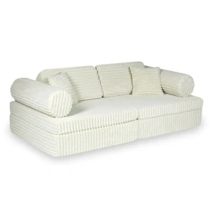 Montessori Play Sofa Comfort Waffle - béžová