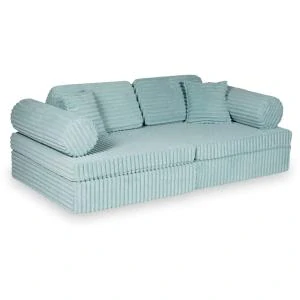 Montessori Play Sofa Comfort Waffle - mint