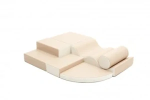 Měkké, barevné pěnové bloky Soft Play Explore – béžová