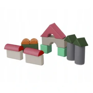 Sada 15 pěnových bloků – vzdělávací bloky pro batolata