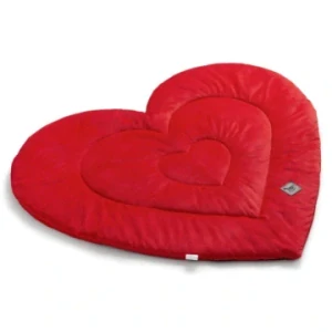 Vzdělávací hrací podložka Heart - červená